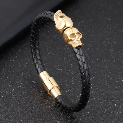 Pulseira Skull Magnético