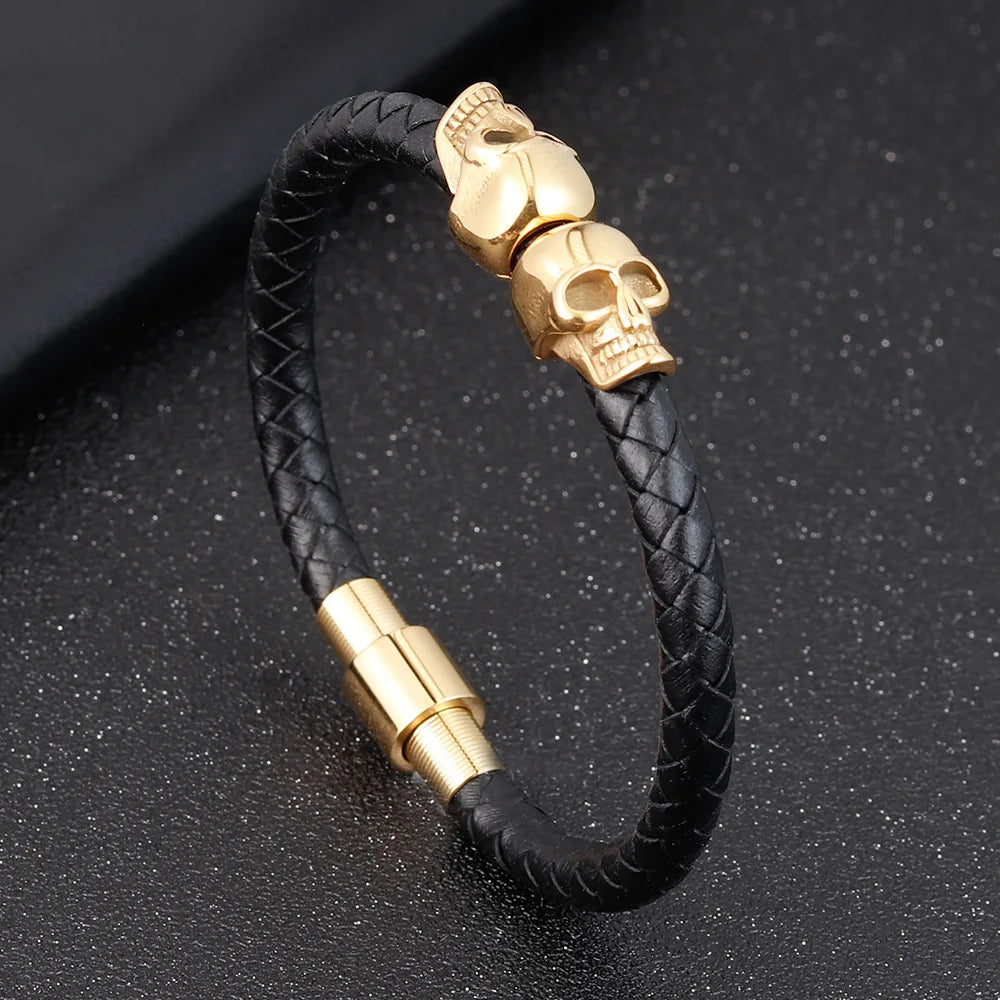 Pulseira Skull Magnético