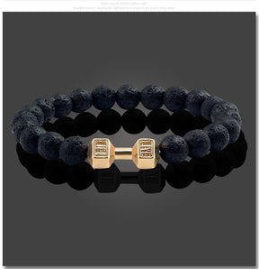 Pulseira de Pedra Vulcânica