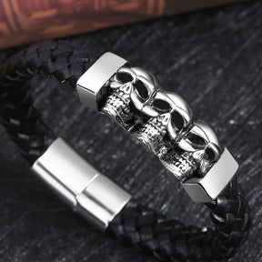 Pulseira Skull Magnético