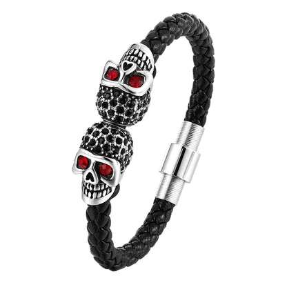 Pulseira Skull Magnético
