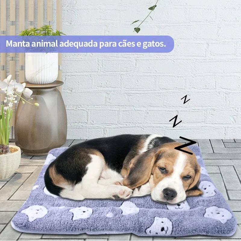 Cobertor peludo - serve como caminha para seu pet - Órion Store