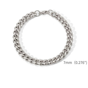 Pulseira Aço Inoxidável Cubana