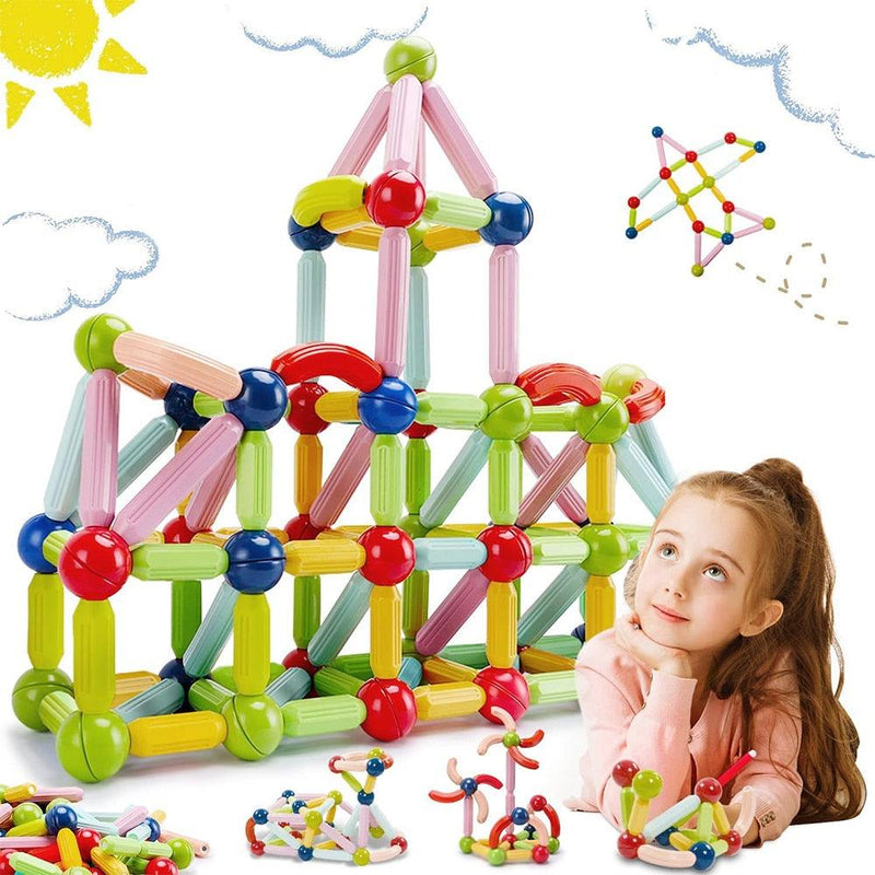 Blocos de Construção Magnéticos - Infantil - Órion Store