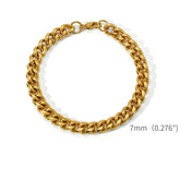 Pulseira Aço Inoxidável Cubana