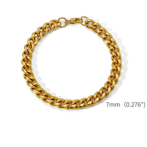 Pulseira Aço Inoxidável Cubana