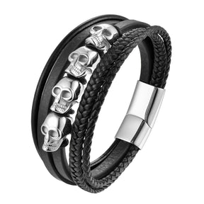 Pulseira Skull Magnético