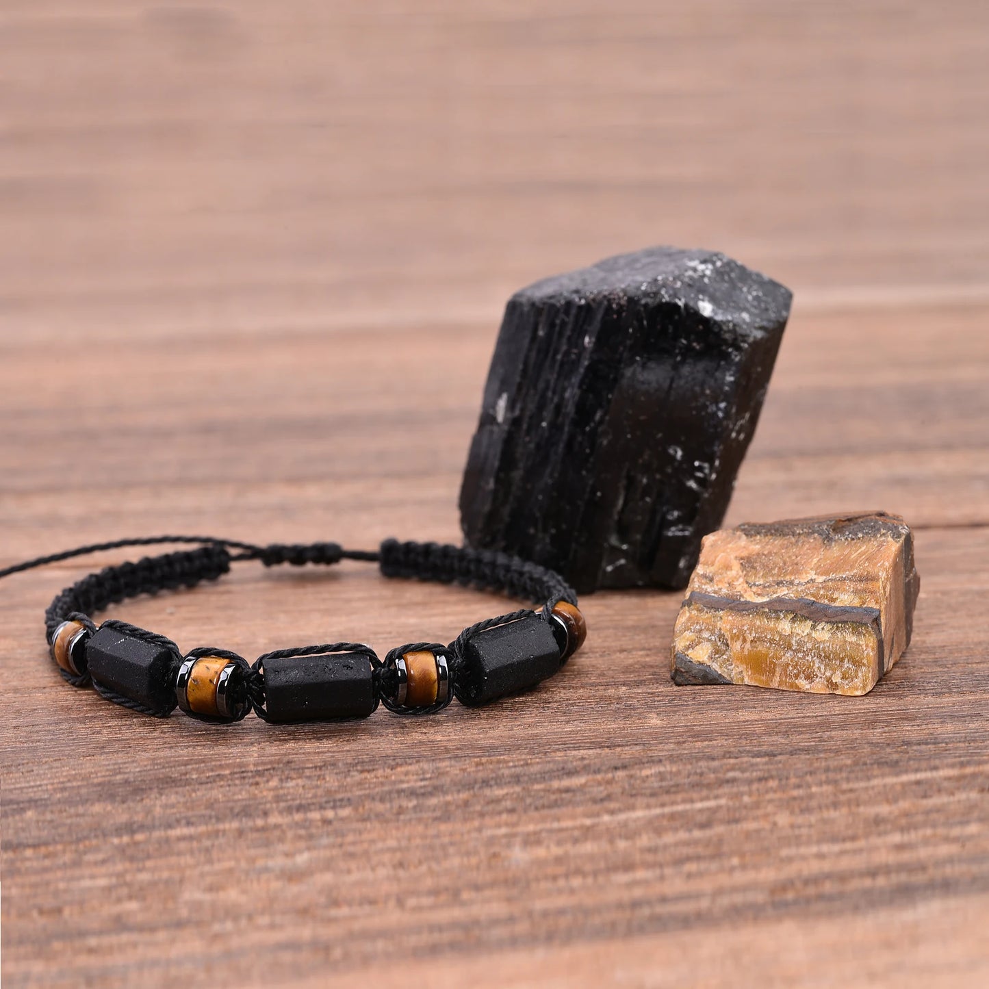 Pulseira Proteção de Turmalina Negra