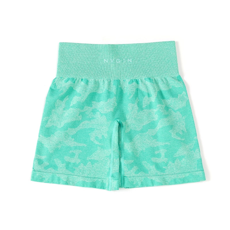 Shorts sem costura camuflado - Órion Store