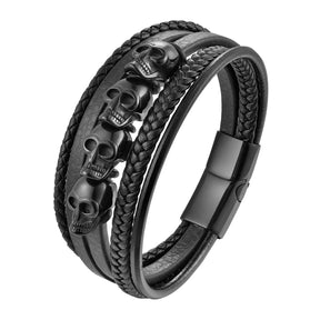 Pulseira Skull Magnético