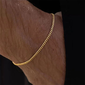 Pulseira Aço Inoxidável Cubana